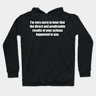 That's Not Karma, That's Consequences Hoodie